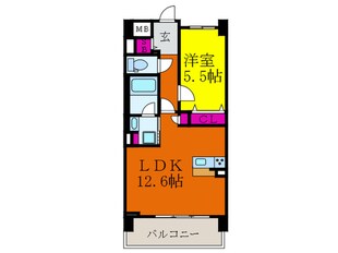 アグレアーブルの物件間取画像